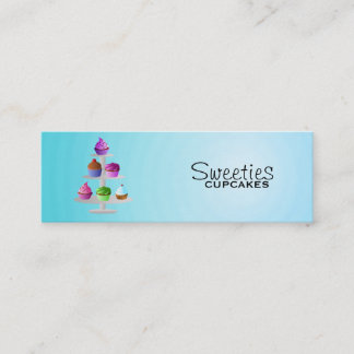 Tarjetas de visita flacas de las magdalenas