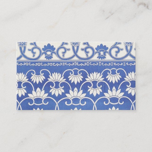 Tarjetas de visita Floral Motif (Anverso)