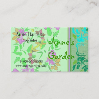 Tarjetas de visita florales