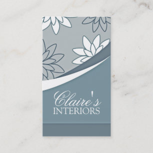 Tarjetas de visita florales suaves