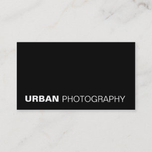 tarjetas de visita > fotografía urbana [negro]