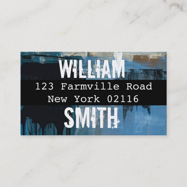 tarjetas de visita frescas (Anverso)