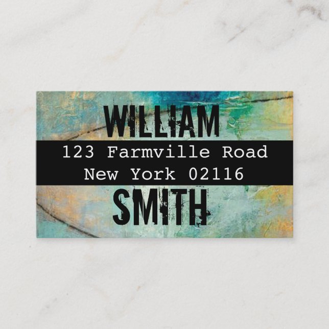 tarjetas de visita frescas (Anverso)