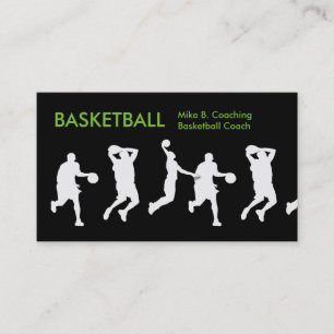 Tarjetas de visita frescas del baloncesto