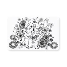 Tarjetas de visita GARDEN DOODLE Chow - PERSONALIZ