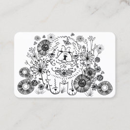 Tarjetas de visita GARDEN DOODLE Chow - PERSONALIZ