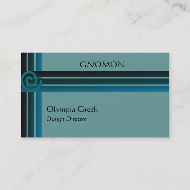 Tarjetas de visita geométrica (Anverso)