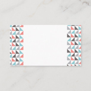 Tarjetas de visita geométrica Aztec