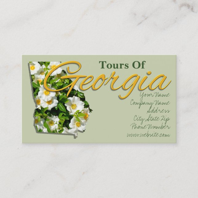 Tarjetas de visita - GEORGIA (Anverso)