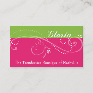 Tarjetas de visita Gloria
