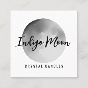 Tarjetas de visita Gray Moon