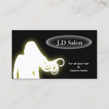 Tarjetas de visita Green Hair Salon