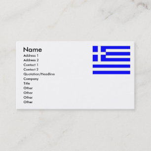 Tarjetas de visita griegas