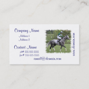Tarjetas de visita grises Dappled del caballo de
