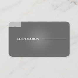 Tarjetas de visita grises modernas y limpias