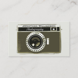 Tarjetas de visita grises retras de la fotografía