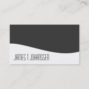 Tarjetas de visita grises y blancas profesionales