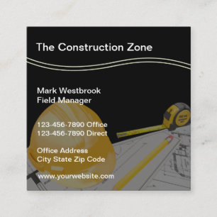 Tarjetas de visita Guay Construction