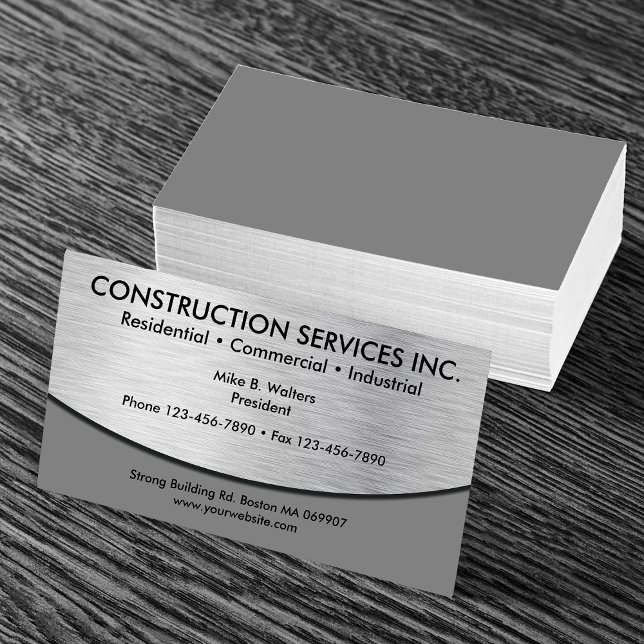 Tarjetas de visita Guay Construction (Subido por el creador)