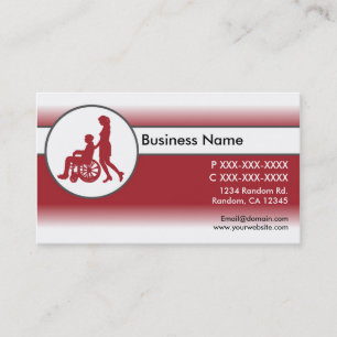 Tarjetas de visita guiadas por el blanco rojo