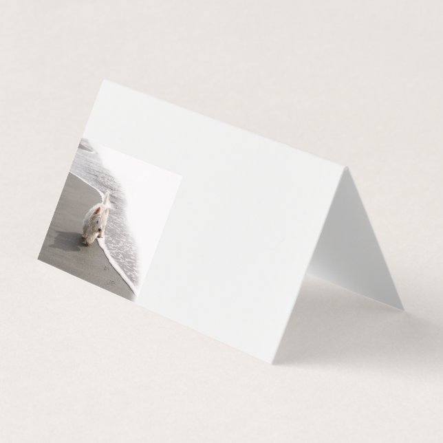 Tarjetas de visita guiadas por Westie Photo Busine (Anverso)