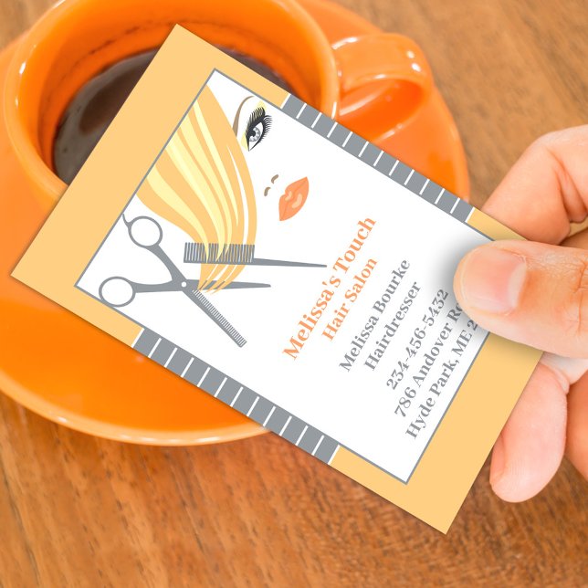 Tarjetas de visita Hair Salon (Subido por el creador)