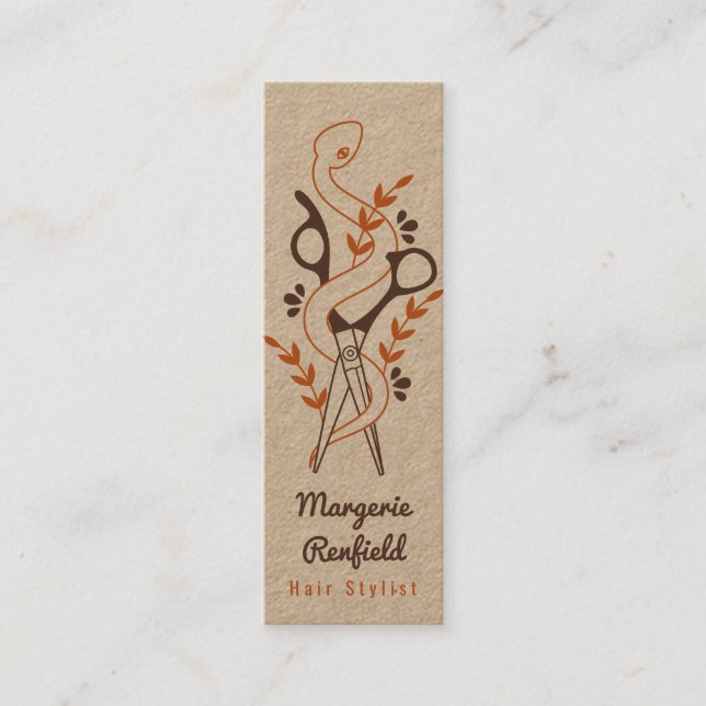 Tarjetas de visita Hair Stylist (Anverso)