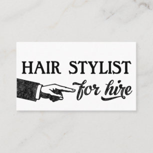 Tarjetas de visita Hair Stylist Business Card - Gu