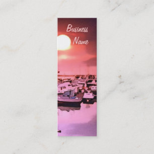 Tarjetas de visita Harbour Hues Bookmark