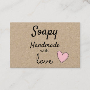 Tarjetas de visita - hechas a mano con amor