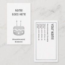 Tarjetas de visita hechas a mano "esenciales" de