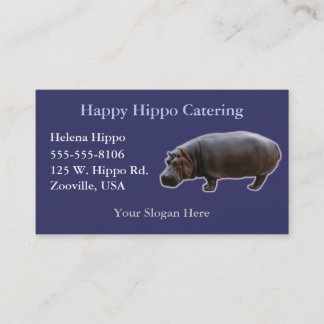 Tarjetas de visita Hippopótamo