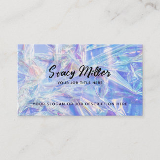 Tarjetas de visita holográficas de personalizable