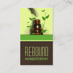 Tarjetas de visita Homeopatía Holística para Terap