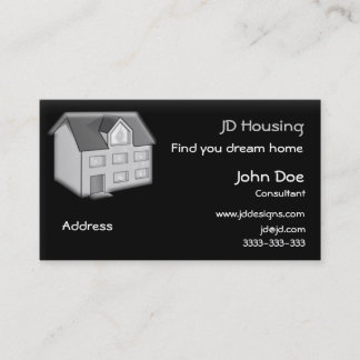 Tarjetas de visita inmobiliaria