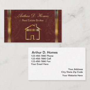 Tarjetas de visita inmobiliaria