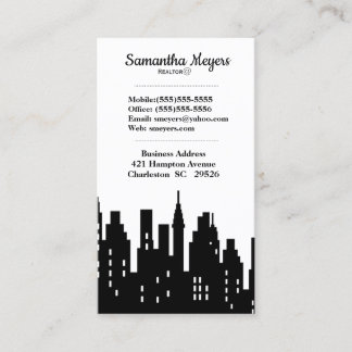 Tarjetas de visita inmobiliaria