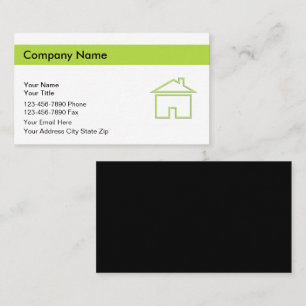 Tarjetas de visita inmobiliaria