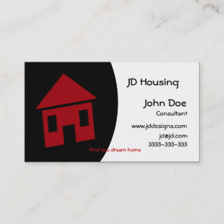 Tarjetas de visita inmobiliaria