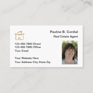 Tarjetas de visita inmobiliaria fotográfica