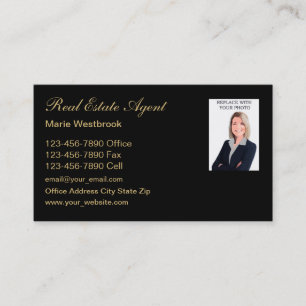 Tarjetas de visita inmobiliaria fotográfica