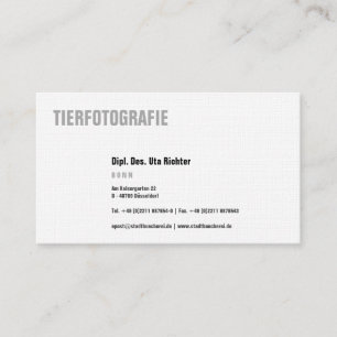 Tarjetas de visita intrépidas