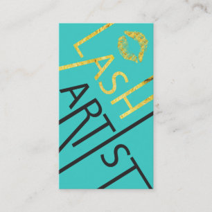 Tarjetas de visita intrépidas del artista del