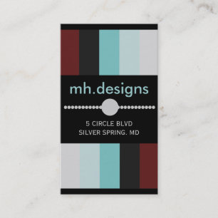 Tarjetas de visita intrépidas del diseñador