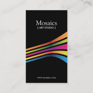 Tarjetas de visita intrépidas y modernas