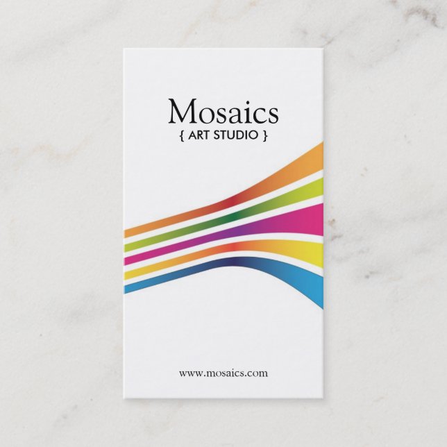 Tarjetas de visita intrépidas y modernas del (Anverso)