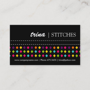 Tarjetas de visita intrépidas y vibrantes