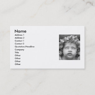 Tarjetas de visita italianas románticas del ánge