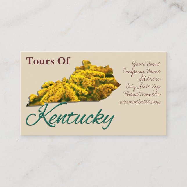 Tarjetas de visita - KENTUCKY (Anverso)