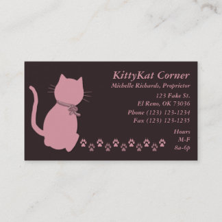 Tarjetas de visita Kitty